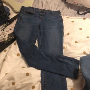 J crew stretch dark washed jeans